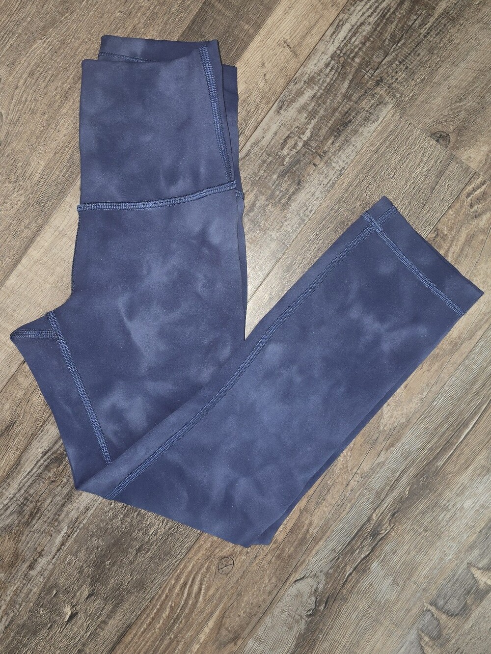 Lululemon Wunder Train High-Rise Diamond Dye Naval Blue Cropped Leggings Size: 2 - Picture 13 of 13